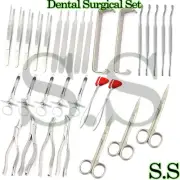104 Mix Dental Instruments + Forceps + Scissors Surgical Dental Instruments Set