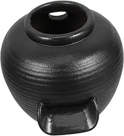 Water Fountains Indoor Fish Tank Decoration Ceramic Mini Garden Jar Water Flow Plant Friendly Fountain for Home Living Room and Courtyard