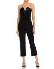 Aidan by Aidan Mattox Strapless Jumpsuit 14B 1804