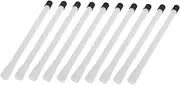 10pcs Plastic Tire Valve Extension Rods for Easy Tire Inflation Versatile Length for Cars Scooters 150mm White