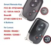 Smart Remote Key Fob Replacement for Lexus RX350 RX450 RX450h GX460 LX570