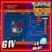 ✨Charizard Shiny 6IV lv100 RAID ✨ Pokemon Scarlet & Violet [FAST+++]