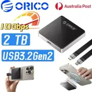 ORICO Magnetic SSD Portable Magsafe Hard Drive Storage Enclosure For iPhone 2TB