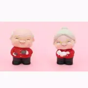 Pink Couple Decorative Ornaments Pvc Couple Family Decoration Home