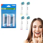 4pcs Replacements Electric Toothbrush Heads Compatible with Oral B-Style 4