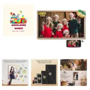 21.5 Inch Extra Large Digital Picture Frame 64GB, Digital Photo Frame 1920x10...