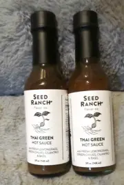 2 New Seed Ranch Flavor Co. Thai Green Hot Sauce