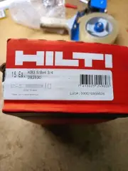Hilti Box of 15 KB3 5/8x6 Inch Anchor KB3-5/8x6 (282530)