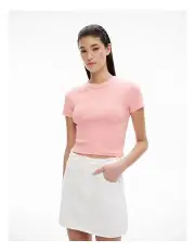 [Witchery] Rib Baby Tee in Guava