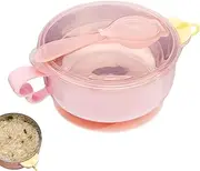Cartoon Bowls for Kids, Water Filled Insulated Bowls with Suction Cup, 400ml Portable Children Bowls with Handle, Cute Tableware for Home, Perfect for Fun and Safe Mealtime