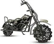 Scrap Cycles Handmade Metal Motorcycle Model - Unique Motorcycle Rider Gifts, Motorcycle Riders' - Vintage Bike Sculpture Art for Man Cave, Office, Home - Motorcycle Stuff for Men