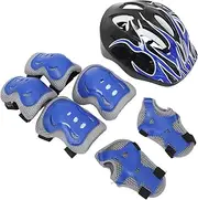 CHILDWEET Boys and Girls Set Helmet Knee Pads Elbow Pads Wrist Guards for Skateboard Roller Skating