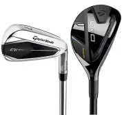 TaylorMade Golf Club Qi Combo 4-PW, AW Iron Set Regular Graphite New