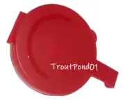 TUPPERWARE Forget Me Not Onion Tomato Keeper 12 oz Lg Storage Container Vtg Red
