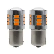 Gex Short BAU15S 24V 18 SMD LED Amber Indicator Turn Signal Light Bulb Globes