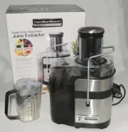 Hamilton Beach ~ Professional Super Chute Easy Clean Juice Extractor 67906 *NEW!