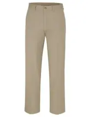 NEW Dickies Relaxed Fit Straight Leg Men's Flat Front Cotton Khaki Pants 33