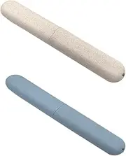 Pack of 2 Toothbrush Case, Toothbrush Head Protective Case, Toothbrush Container, Portable Toothbrush Case, Suitable for Travel, Family