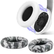 Geekria Magnetic Ear Pads Kit for Beats Studio Pro Headphones (White+Camouflage)