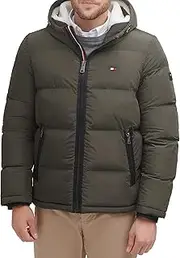 Tommy Hilfiger Men's Hooded Puffer Jacket (Standard and Big & Tall)