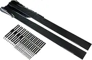 Compatible for Honda S2000 2000-2019 78.7" Side Skirt Splitter Spoiler Lip Rocker Panel Extensions Body Kit Car Bumpers(Matte Black)