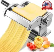Maquina laminadora de masa manual para pasta rodillo acero inox para ravioles US