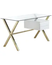 Pangea Home Gold Beverly Desk
