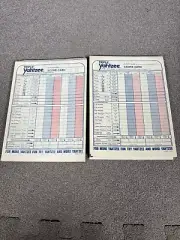 Triple Yahtzee Score Sheet Pad Card Over 100