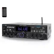 Pyle Bluetooth Stereo Amplifier Receiver - Optical, Phono, Coaxial, FM Radio