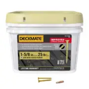 DECKMATE Wood Deck Screw #8 x 1-5/8" Torx Star Flat Head 25-Lbs Box (3096 Pcs)
