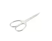 Stainless Steel Curved Beard Scissors 4" Trimmer Shears Mustache Eyebrow NEW