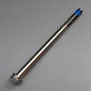 M6 x 90 Titanium Ti Screw Bolt Hexagon Hex Head Flange with Blue ThreadLocker