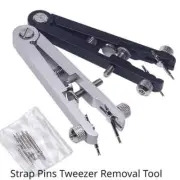 Watch Tweezer Bracelet Spring Bar Remover Replace Tool+8 Pins For ROLEX 6825 B