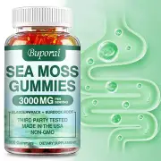 Sea Moss Gummies 3000mg - Digestive and Immune System Support,For Thyroid Health
