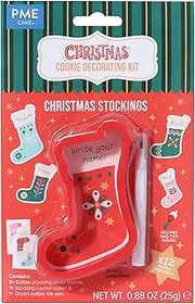 PME Christmas Cookie Decoration Set Write Your Name on Christmas Stockings
