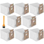 8 Pack Dust Vacuum Bags 2.5l For Deebot Ozmo T8 T8 Max T8 Series T9 Series N8 N8 Pro Robot Vacuum