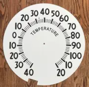 Cleveland Neon Clock Thermometer Conversion Face