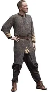 [Generic] 32" Medium Size Ragnar Chainmail Shirt Mail Hauberk for LARP Reenactment Event
