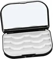 VICASKY 1pc Eyelash Container with Lock Design Durable Eyelash Organizer for Convenient Fake Lash Storage Box for Makeup Lovers Lightweight Design for All Ages