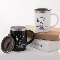 在飛比找PChome24h購物優惠-【優貝選】SNOOPY 史努比 不銹鋼辦公杯馬克杯420ML