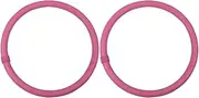 1 Pair Weighted Sports Arm Hoops Weight Loss Tire Set with Foam Cover Fitness Circle for Weight Loss Fitness Workout Pink