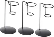 Zerodeko 1set Iron Ice Cream Cone Holder Stand Cone Support for Parties Cake Shops for Displaying Bouquets Decorations 3pcs