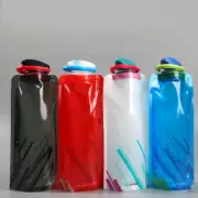 700mL Reusable Sports Travel Portable Collapsible Folding Drink Water BottlPW