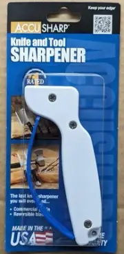 Accusharp Knife And Tool Sharpener Reversible Blade *Sealed*