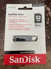 SanDisk Ultra USB-C USB 3.1 Flash Drive SDCZ460 32GB