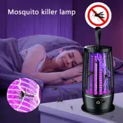 1x Mosquito Killer Black USB Lamp Electric Bug Zapper Fly Insect Trap UV Light