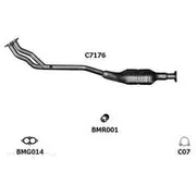 Redback Cat Conv Bolt On to suit BMW 318I E30 Cat - C7176
