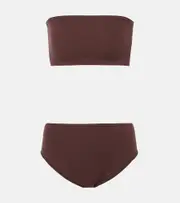[Alaia] Alaïa Bandeau bikini AU 6 brown