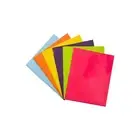 JAM Paper Laminated 2-Pocket Glossy Folders With Metal Clasps Multicolored