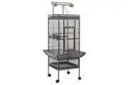 YES4PETS 153 cm Large Bird Budgie Cage Parrot Aviary With Metal Tray and Wheel